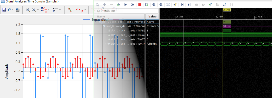 Implementing high order filters with FIR Compiler.