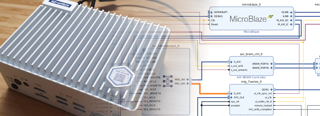 Adding a MicroBlaze coprocessor to an edge computer.