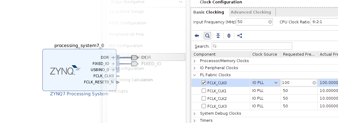 Getting started with a Zynq development board. Base PS Design.