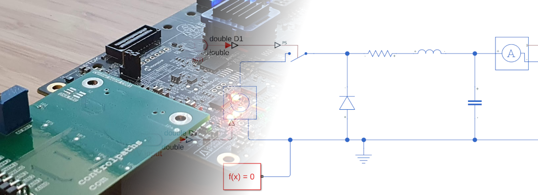 Data acquisition from an electric model running on the FPGA of a Speedgoat Performance.