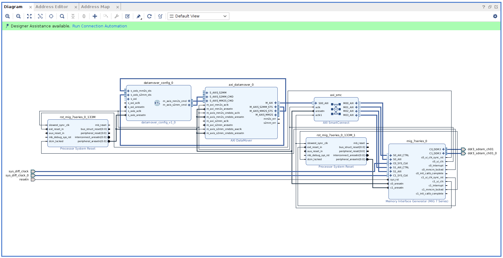 Data Mover configuration module