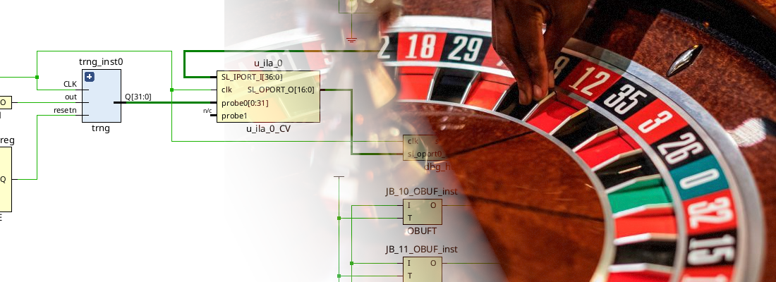 True random number generators based on FPGA