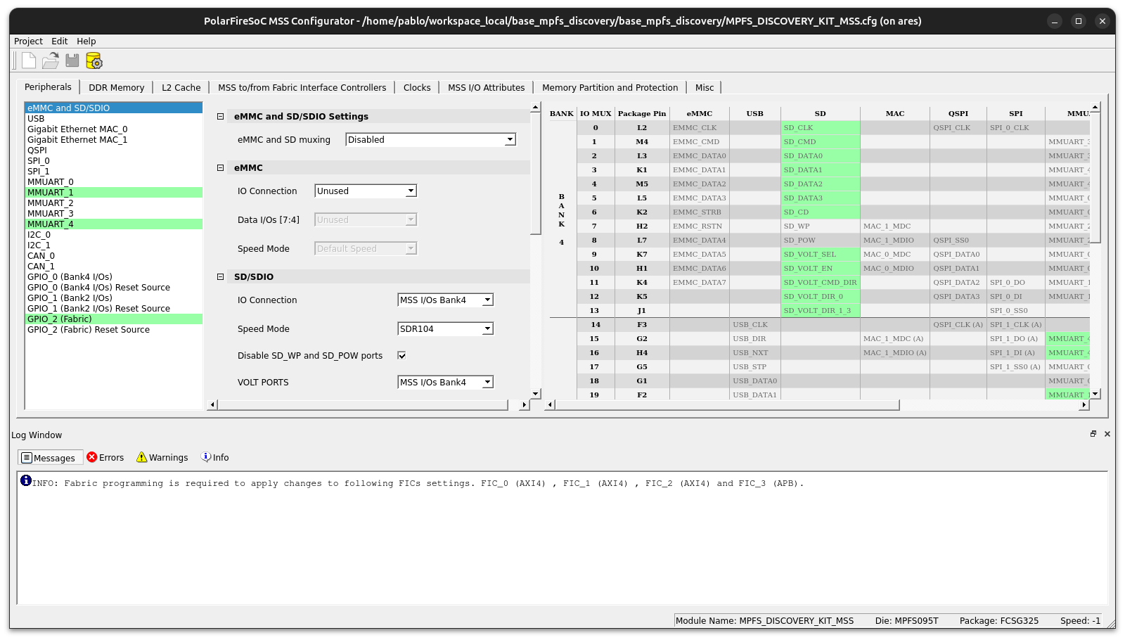 PF SOC MSS Configuration