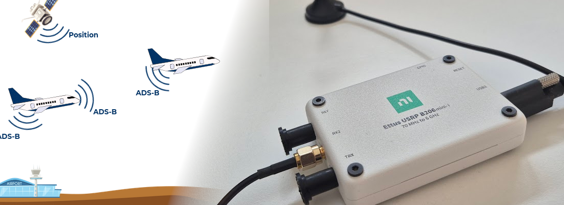 Receiving ADS-B (1090 MHz) with a USRP B206mini-i and GNU Radio