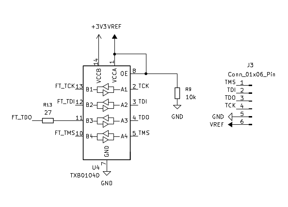 Level shift translator schematic