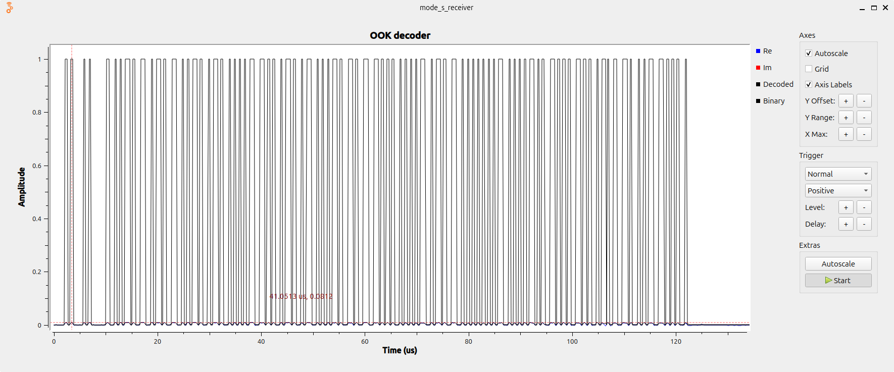 Mode-s response captured